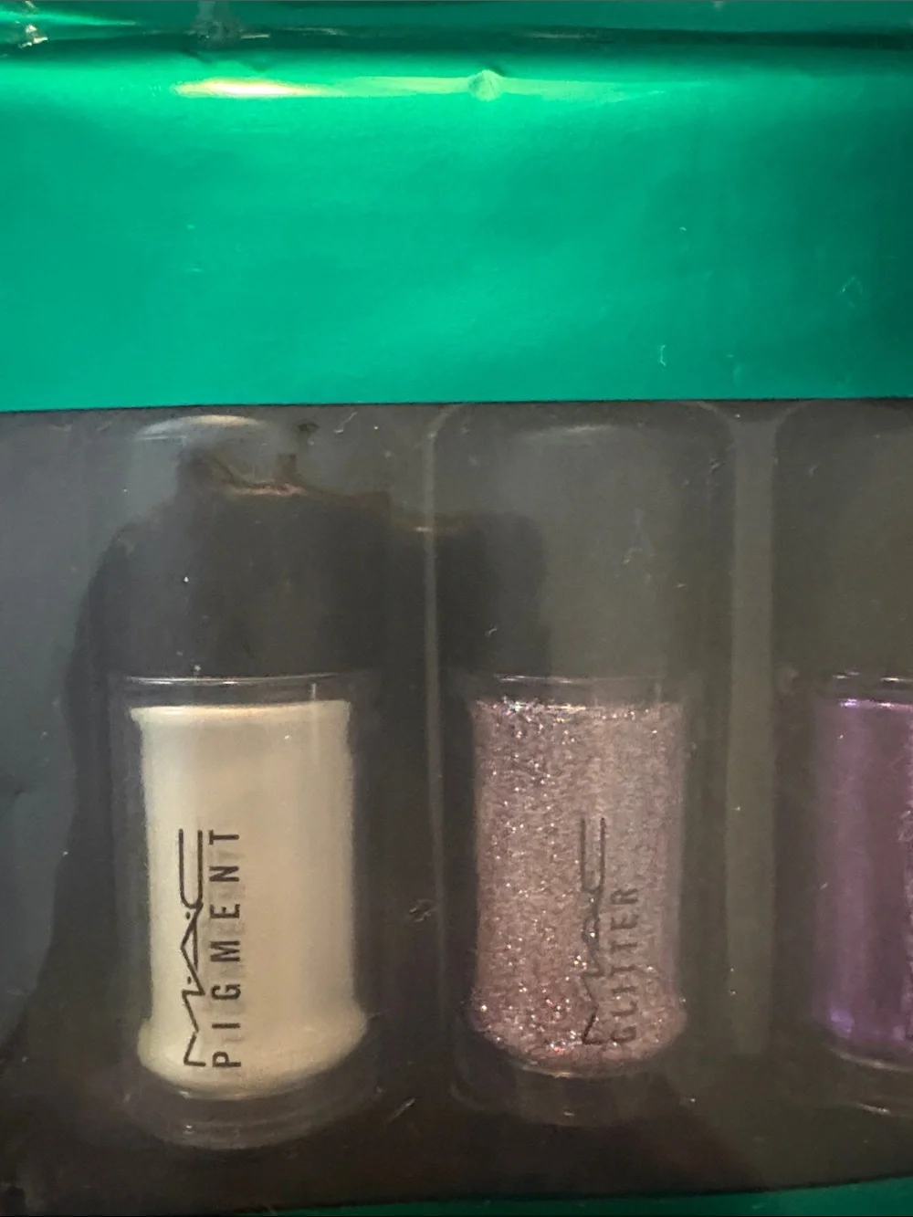 MAC Cosmetics Glitter Pigment Minis — White, Glitter Pink, Purple, Rose